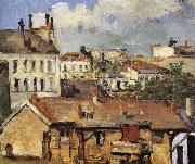 Paul Cezanne, rooftop